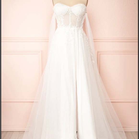 Corset long princess style dress - Picture 3 of 4